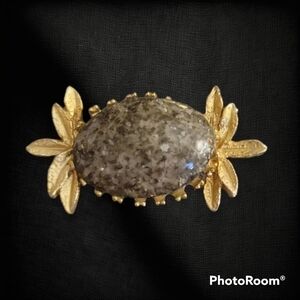 VTG Confetti Art Noveau Brooch